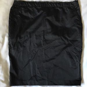 COPY - Gianfranco Ferre Italian copper button black shiny two back slit mini  s…